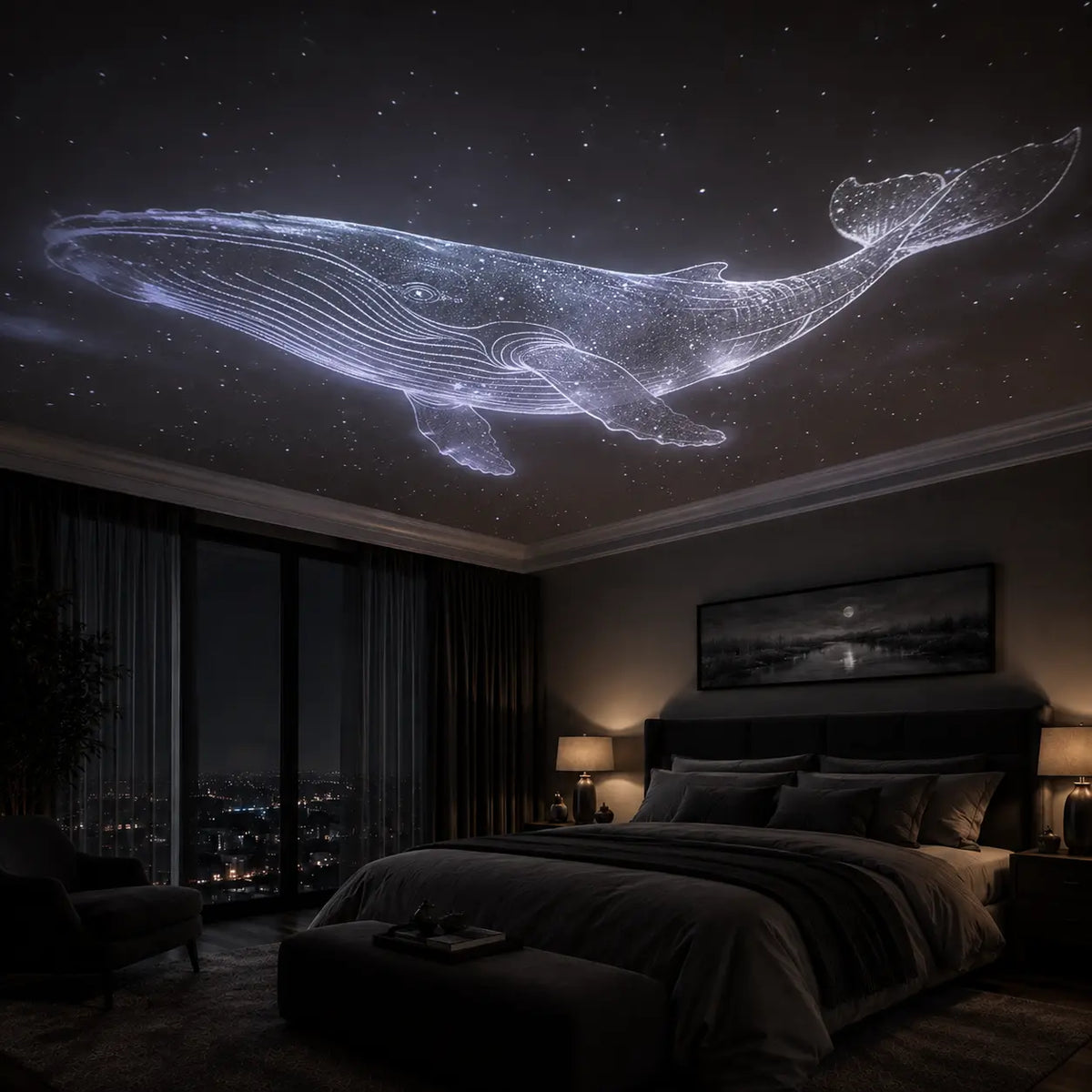 Proiector Ambiental Lunara by SMARTR – cu Imagini Interschimbabile